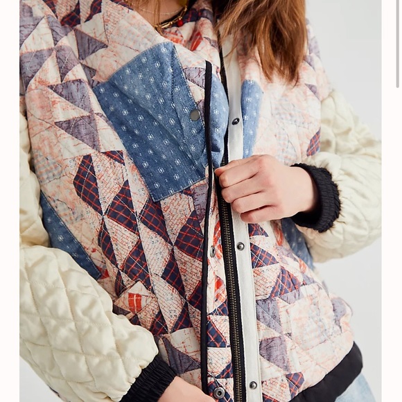 Free People Rudy Quilted Bomber Jacket - Picture 1 of 7